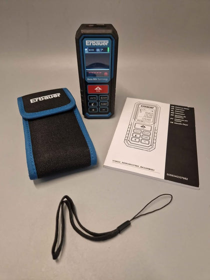 Erbauer 60 Metre Bluetooth 5 Function Laser Rangefinder Rechargeable Measurement USB-C