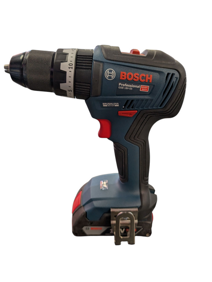 Bosch GSB 18v-55 cordless drill  with 2:X batteries & case