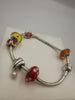 Pandora Bracelet With 6 Charms & Original Box (925 ALE)