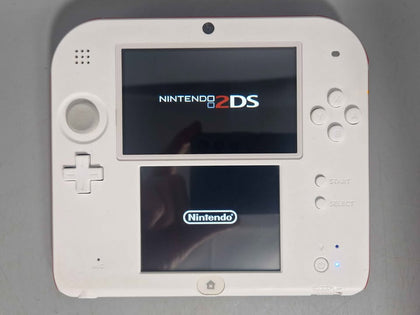 Nintendo 2DS Console, White/Red