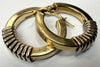 9ct gold hoop creole earrings