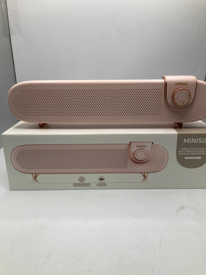 Miniso wireless speaker for desk (Sakura Pink)