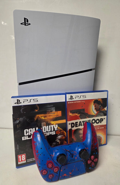 Sony PlayStation 5 Slim Disc Edition & 2 Games