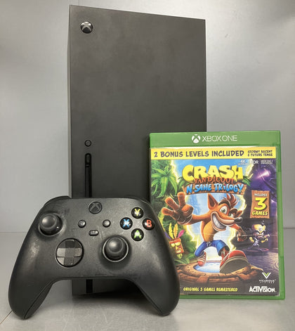 Xbox Series X 1TB Black Console Bundle ( + Crash Bandicoot ).