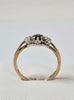 9 Carat Gold Ring Size N With Diamonds