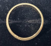 9CT - Yellow Gold Wishbone Band Ring - 2.47g - Size M