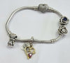 Pandora bracelet 18cm With 4 Charms