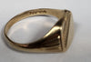 9CT - Yellow Gold Signet Ring - 3.43g - Size V - Hallmarked