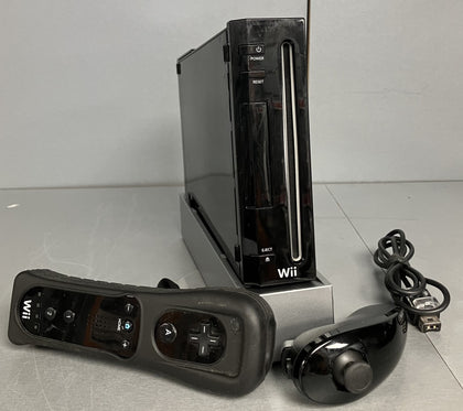 ** Collection Only ** Nintendo Wii V1 Black Edition Console ** Unboxed **
