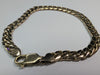 9CT GOLD CLASSIC CURB BRACELET 8.5"