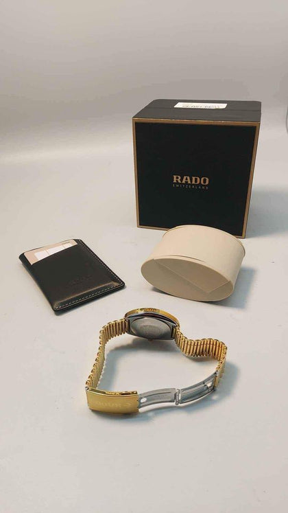 Rado DiaStar Original Automatic Gold Plated Watch - With Day/Date - Steel Bracelet - Boxed With Papers & Receipt