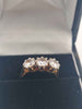 9ct Yellow Gold 3 Stone Trilogy Ring - Size K - 2.67 Grams