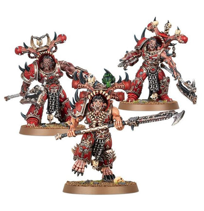 Warhammer 40k World Eaters - Exalted Eightbound miniatures
