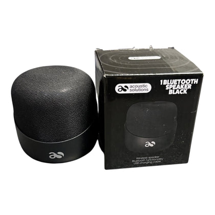 Acoustic Solutions 1 Portable Bluetooth Aux Speaker Boxed