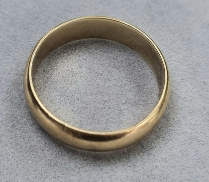 9ct Gold Ring Size S1/2
