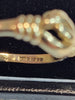 9ct Yellow Gold Double Loop Ring _ Size O/P - 1.40g