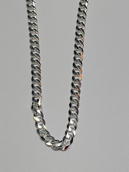 Brand New Silver Curb Chain