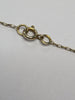 9CT GOLD 18" CHAIN WITH PENDANT/BLACK STONES PRESTON STORE