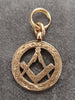 Antique 9ct Solid Gold Masonic Pendant Fob Hallmarked 1914 Birmingham