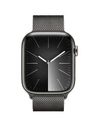 **Black Friday Deal** Apple Watch Series 9 (GPS + Cellular), 45mm Graphite Stainless Steel Case with Graphite Milanese Loop