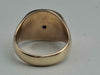 9ct Yellow Gold Gents Signet Ring CZ Stone - 11.07 Grams - Size T