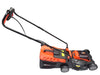 Rocwood RWLM20-33 Cordless Electric Lawn Mower - With 2x 20v Lithium Batteries And Charger - Red/Black - Like New