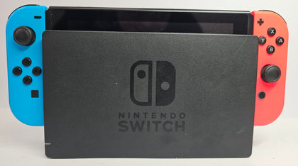 Nintendo Switch Console Neon Red and Blue