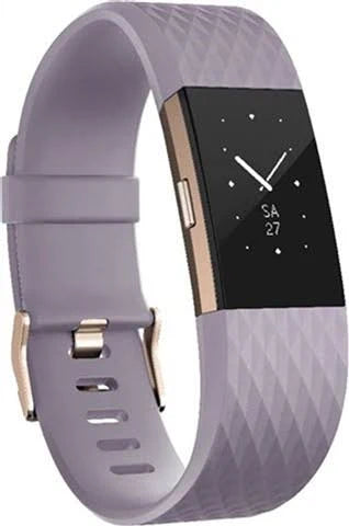 Fitbit Charge 2 Heart Rate + Fitness Band Rose Gold - Large, C.