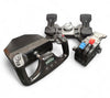 Saitek Yoke Flight Controller w/Logitech Flight Rudder Pedals