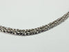18" 9ct white gold twist necklace