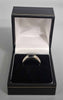18CT White Gold Ring 4.9G Size N Black Stone