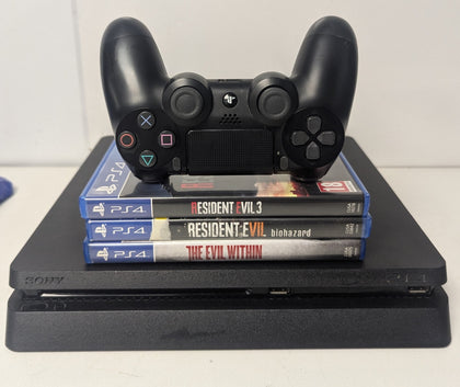 Sony PlayStation 4 500GB Slim Console & 3 Games
