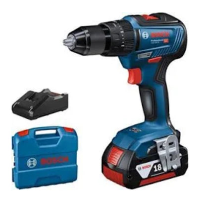 BOSCH PROFESSIONAL GSB 18V-55 Cordless impact drill / driver + 2 batteries