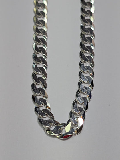 Brand New Silver Curb Chain