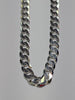 Brand New Silver Curb Chain