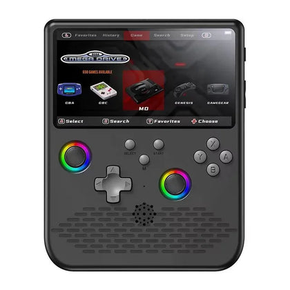 H5 – Handheld Gaming Console 5.0 Inch IPS HD Screen Retro Gaming Console, Portable Video Arcade Build-in 40000+ Classic Games, 256GB TF Card Support 3