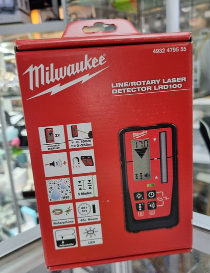 Milwaukee LRD100 Line/Rotary Laser Detector OPEN BOX NEW LEYLAND