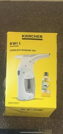 Karcher Kw1 Plus Cordless Window Vacuum With Spray Bottle