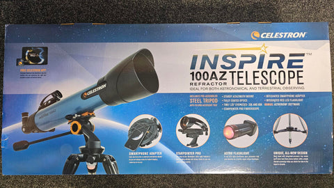 Celestron Inspire 100AZ Refractor Telescope