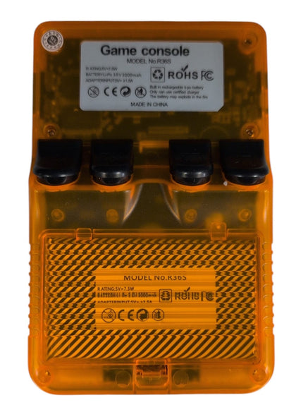 R36S Handheld Console Emulator Orange 
