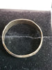 9ct Yellow Gold Patterned Band Ring - Size U - 2.82G