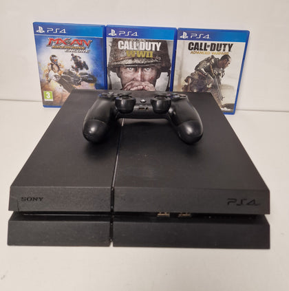 Sony Playstation 4 500GB Console  & 3 Games