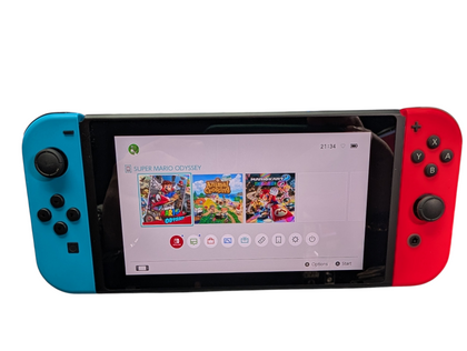 Nintendo Switch Console Red/Blue Neon Boxed