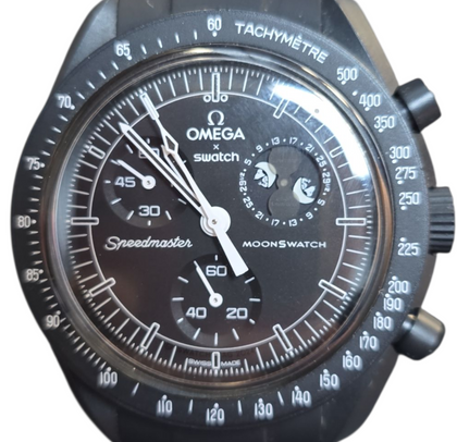 Omega X Swatch - Moonswatch - Mission To The Moonphase - Moon - Black