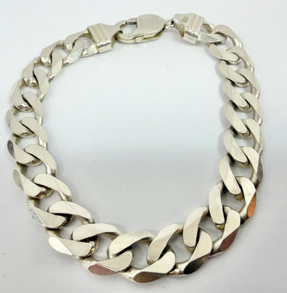 925 Silver Curb Link 8.5