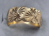9ct Gold Patterned Ring Size Q