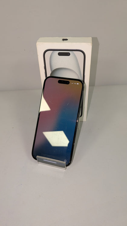Apple iPhone 15 - 128GB - Black - 85% Battery Health - Boxed