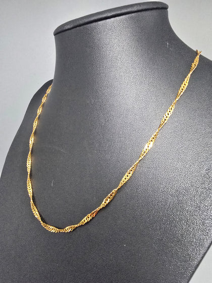 22ct Gold Necklace 916 11.6G 20''in Length