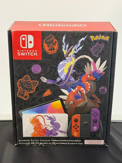 Nintendo switch oled pokemon scarlet and violet boxed