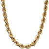 9ct Yellow Gold Solid Rope Chain 18"